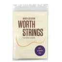 Worth Strings CF-LGHD Fat Low-GHD ウクレレ弦100%フロロカーボンを使用したウクレレ弦フロロカーボンは釣り糸で使われ、伸びにくく引っ張りに強いという特性があります。屋外で使われるため耐候性に優れ、温湿度の変化にも強い素材です。・クリアフロロカーボンよりヌケの良い音をお好みの方におすすめです。Fat Low-Gのハイテンション仕様。より速い音切れを追求する方に。弦長(inch)：631st(inch)：0.02442nd(inch)：0.02913rd(inch)：0.03194th(inch)：0.0358