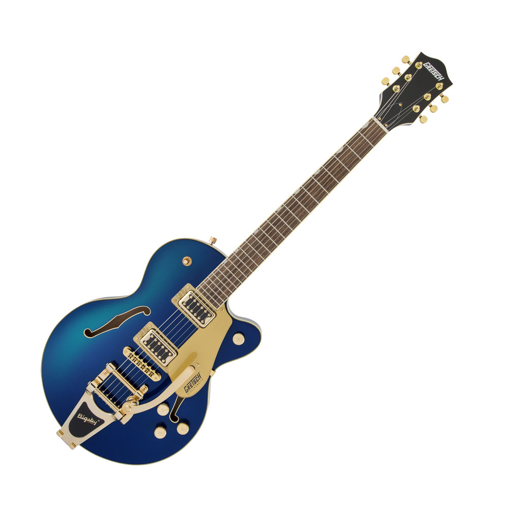 Ob` GRETSCH G5655TG Electromatic Center Block Jr. Single-Cut with Bigsby Azure Metallic GLM^[