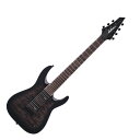 Jackson JS Series Dinky Arch Top JS22Q-7 DKA HT Transparent Black Burst 7弦 エレキギター(2)