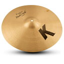 ZILDJIAN K Custom 19" K CUSTOM DARK CRASH クラッシュシンバル繰り返しのハンマリングからくる、枯れながら深みのある倍音。 シンウエイトで減衰は早め。サイズ:19" 48cmウエイト:ThinSC:NKZL19CDKC