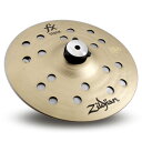 ZILDJIAN FX Cymbals 8" FX STACK PAIR W/MOUNT スタックシンバル素早く鮮やかなスタッカートサウンドを追求する事が出来ます。付属されているシンボルトマウントを使用すると、ウィングナットの調整によりタイトでブライトなカッティングから、ルーズでトラッシーなサウンドまで幅広く表現出来ます。また、スタックからHiHatsセットアップにも簡単に切り替えが可能です。サイズ：8" トラディショナルフィニッシュハイピッチブライトサウンドショートサスティンThinウエイトSC:NAZL8FXSTACK