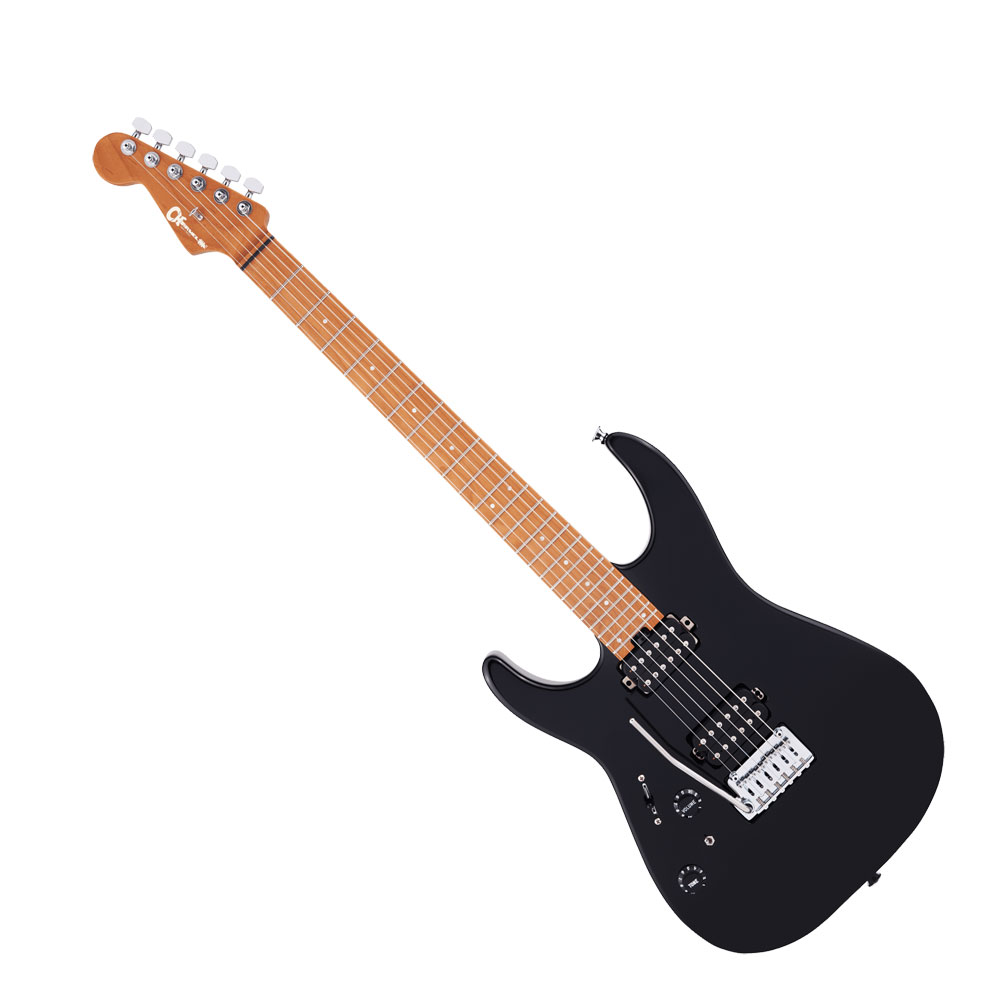 Charvel Pro-Mod DK24 HH 2PT CM LH Gloss Black エレキギター※本製品は左利き用（レフティ）モデルです。お間違いないようご注意下さい。【スペック】・Color：Gloss Black・Country Of Origin：MX・Orientation：Left-Hand・Series：Pro-Mod・Fingerboard Material：Caramelized Maple・Fingerboard Radius：12"-16" Compound Radius (304.8 mm to 406.4 mm)・Headstock：Licensed Fender Stratocaster・Neck Construction：Bolt-On with Graphite Reinforcement・Neck Finish：Hand-Rubbed Satin Urethane・Neck Material：Caramelized Maple・Neck Shape：Speed Neck with Rolled Fingerboard Edges・Number of Frets：24・Nut Material：Graph Tech TUSQ XL・Nut Width：1.6875" (42.86 mm)・Position Inlays：4mm Pearloid Dot・Side Dots：・String Nut：Graph Tech TUSQ XL・Truss Rod Nut：Heel-Mount Truss Rod Adjustment Wheel・Body：Alder・Body Finish：Gloss・Body Material：Alder・Body Shape：Dinky・Bridge：Gotoh Custom 510 Tremolo・Control Knobs：Stratocaster-Style Skirt・Hardware Finish：Chrome・Neck Plate：None - 4-Bolt Sculpted Heel・Pickup Covers：Black・Strap Buttons：Standard・String Trees：Fender Standard String Guide・Strings：Nickel Plated Steel (.009-.042 Gauges)・Switch Tip：Black・Tremolo Arm：Gotoh・Tremolo Block：Steel・Tuning Machines：Charvel-Branded Die-Cast Locking・Bridge Pickup：Custom Seymour Duncan Full Shred SH-10B・Controls：Volume (with 500K EVH Bourns Low Friction Potentiometer), No-Load Tone・Neck Pickup：Custom Seymour Duncan Alnico II Pro APH-1N・Pickup Configuration：HH・Special Electronics：2-Way Mini Toggle (Down - Series/Up - Parallel)・Switching：5-Position Blade: Position 1: Full Bridge Pickup, Position 2: Both Outer Coils, Position 3: Bridge and Neck Pickup, Position 4: Both Inside Coils, Position 5: Full Neck Pickup・ソフトケース付き