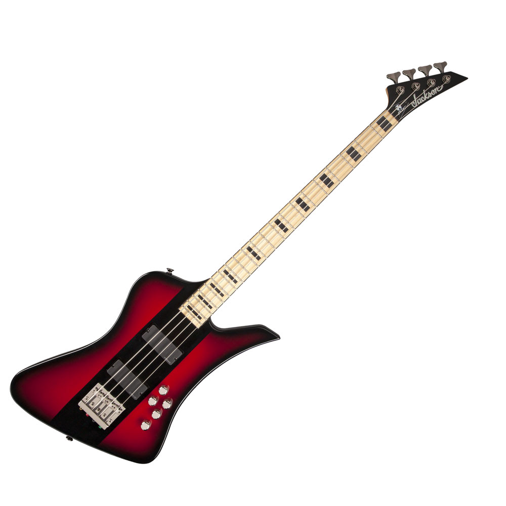 Jackson X Series Signature David Ellefson Kelly Bird IV Bass Red Stripe 쥭١