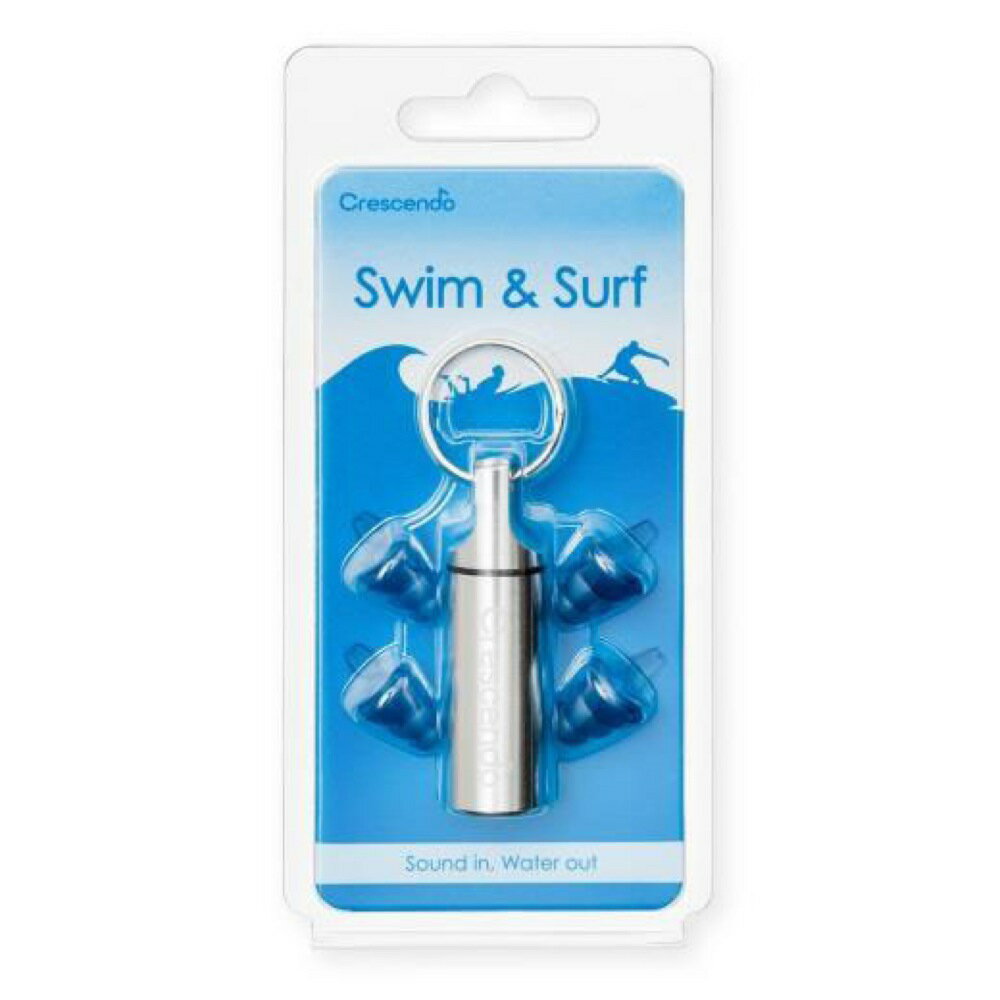 クレッシェンド Crescendo Swim & Surf 5 イヤープロテクター 耳栓 スイマー サーファー用耳栓