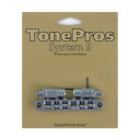 TonePros TPFR-C Metric Tuneomatic Large Posts Roller Saddles クローム ギター用ブリッジ