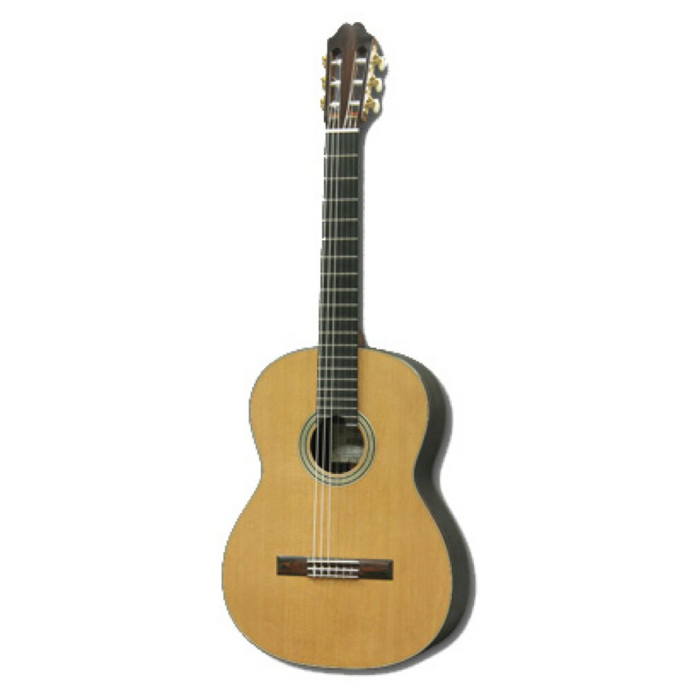 ASTURIAS DOUBLE SIDES RR クラシックギター※ケースは付属しておりません。横板を二重構造にすることで表板をしっかりホールド。表板の振動を余すことなく音に変換する事により、豊かな音量が生まれます。華やかな音色が魅力のローズ二重構造のRRと、のびやかな音色が魅力の外側ローズ・内側カヤのRKの二種類をラインアップ。表面板：杉単板横板：RR／インディアンローズウッド二重構造裏板：インディアンローズウッド単板弦長：650mm塗装：表面板／セラックニス仕上げ　横・裏板／ウレタン仕上げ