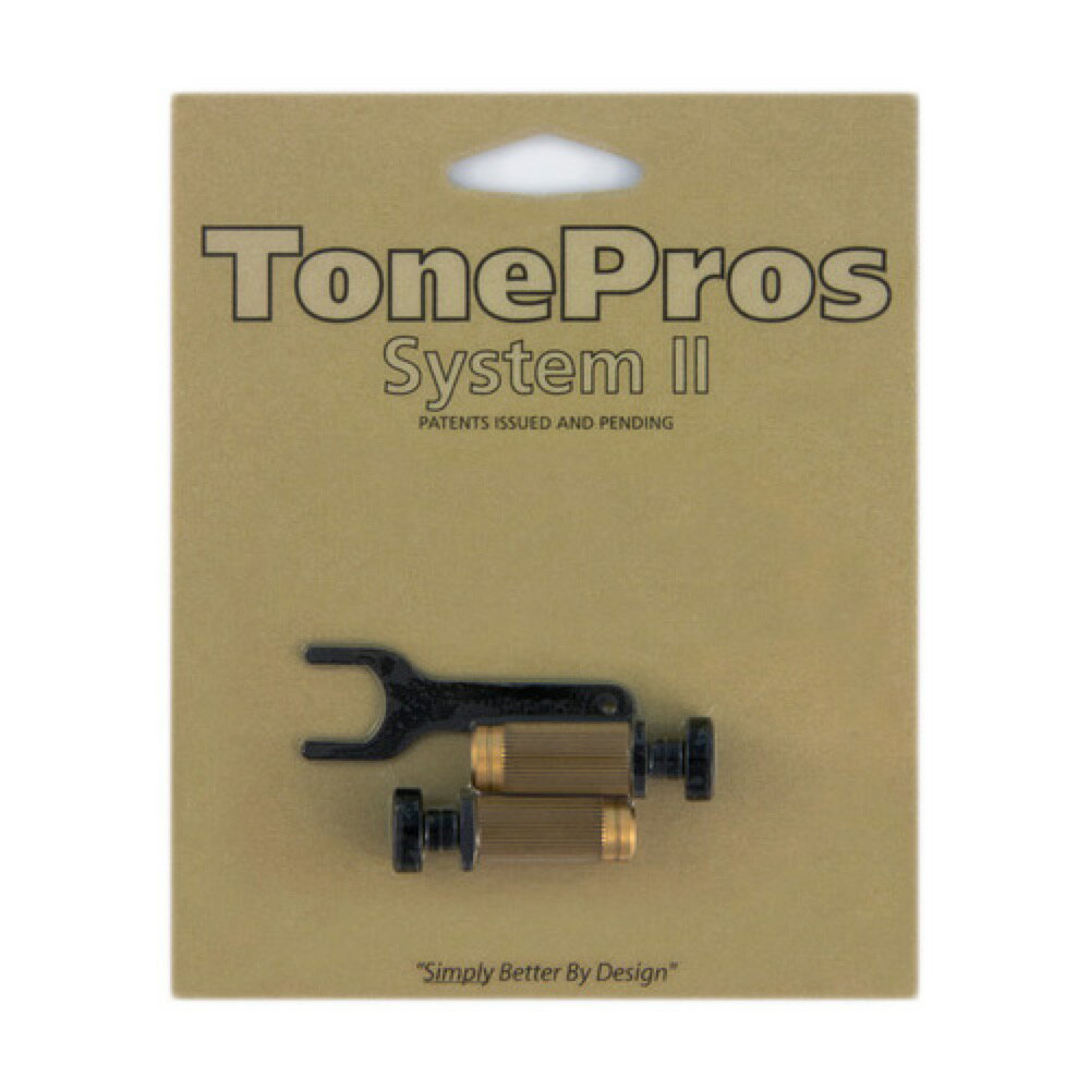TonePros SS1-B Standard Locking Studs ブリッジスタッド アンカー ブラック