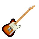 Fender Player Plus Nashville Telecaster 3TSB エレキギターPlayer Plus Nashville Telecasterは、クラシックなフェンダーデザインにプレイヤーを意識した実用的な機能とエキサイティングなフィニッシュを融合させ、優れた演奏体験と紛れもないスタイリングを提供します。本モデルは、3基のPlayer Plus Noiselessピックアップを装備し、ハムノイズを抑制したウォームで甘いTelecasterトゥワングトーンに加え、Stratocasterのようなハーフトーンを提供します。トーンコントロールはプッシュ／プル仕様となっており、スイッチポジション1と2にの際にネックピックアップを追加することができ、多彩なサウンドを実現します。サテンフィニッシュのModern "C "シェイプPlayer Plus Teleネックは、手にぴったりとフィットし、滑らかなエッジのロールオフ処理が心地よさを提供します。12インチラジアス指板と22本のミディアムジャンボフレットはリードプレイに適しており、弦落ちを気にすることなく、アグレッシブなベンディングを可能にします。モダンな仕様の6連ブロックスチールサドル付きTelecasterブリッジがブライトさを付与し、ロッキングチューナーが抜群のチューニングの安定性と容易な弦交換を実現します。フェンダーの伝統的なスタイル、先進的なパフォーマンス、そして魅力的なフィニッシュを備えたPlayer Plus Nashville Telecasterは、あなたのクリエイティビティを刺激し、ワンランク上のプレイをサポートします。【スペック】・カラー：3-Color Sunburst・原産国：MX・オリエンテーション：Right-Hand・シリーズ：Player Plus・Fingerboard Material：Maple・フィンガーボードラジアス：12" (305 mm)・ネックフィニッシュ：Satin Urethane・ネック：Maple・ネックシェイプ：Modern "C"・フレット数：22・ナットの素材：Synthetic Bone・ナット幅：1.685" (42.8 mm)・ポジションインレイ：Black Pearloid Dot・サイドドット：・ナット：Synthetic Bone・ボディ：Alder・ボディフィニッシュ：Gloss Polyester・ボディ素材：Alder・ボディシェイプ：Telecaster・ブリッジ：6-Saddle String-Through-Body Tele with Block Steel Saddles・コントロールノブ：Knurled Flat-Top・ハードウェアフィニッシュ：Nickel/Chrome・ピックガード：3-Ply Mint Green・Pickup Covers：Neck: Chrome; Bridge: Black・Strap Buttons：Vintage-Style・ストリング：Fender USA 250LR Nickel Plated Steel (.009-.046 Gauges), PN 0730250404・Switch Tip：Black・チューニングマシーン：Deluxe Cast/Sealed Locking (all short posts)・Auxiliary Switching：Push/Pull Switch On Tone Adds Neck Pickup To Positions 1 and 2・ブリッジピックアップ：Player Plus Noiseless Tele・コントロール：Master Volume, Master Tone・ミドルピックアップ：Player Plus Noiseless Strat・ネックピックアップ：Player Plus Noiseless Tele・ピックアップコンフィギュレーション：SSS・Switching：5-Position Blade: Position 1. Bridge Pickup, Position 2. Bridge and Middle Pickup, Position 3. Middle Pickup, Position 4. Middle and Neck Pickup, Position 5. Neck Pickup・ケース付き