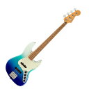 Fender Player Plus Jazz Bass BLB エレキベースPlayer Plus Noiseless Jazz Bassピックアップを搭載したPlayer Plus Jazz Bassは、フェンダーのベースサウンドの特徴である、卓越した明瞭度と唸るようなトーンを提供します。アクティブ3バンドEQにより繊細なサウンドデザインができ、アクティブ／パッシブの切り替えが究極のフレキシビイリティを実現します。サテンフィニッシュのModern "C "シェイプネックは滑らかでスピーディーなプレイに適しています。質量を高めた堅牢な構造のHiMassブリッジにより豊かなサスティンとレゾナンス、そして完璧なイントネーションが得られます。フェンダーの伝統的なスタイル、先進的なパフォーマンス、そして魅力的なフィニッシュを備えたPlayer Plus Jazz Bassは、あなたのクリエイティビティを刺激し、ワンランク上のプレイをサポートします。【スペック】・カラー：Belair Blue・原産国：MX・オリエンテーション：Right-Hand・シリーズ：Player Plus・Fingerboard Material：Pau Ferro・フィンガーボードラジアス：12" (305 mm)・ネック：Maple・ネックフィニッシュ：Satin Urethane・ネック：Maple・ネックシェイプ：Modern "C"・フレット数：20・ナットの素材：Synthetic Bone・ナット幅：1.5" (38.1 mm)・ポジションインレイ：White Pearloid Dot・サイドドット：・ナット：Synthetic Bone・トラスロッド：Standard・ボディ：Alder・ボディフィニッシュ：Gloss Polyester・ボディ素材：Alder・ボディシェイプ：Jazz Bass・ブリッジ：Fender HiMass with Chrome-Plated Zinc Saddles・コントロールノブ：Vintage Style Black Plastic Jazz Bass・ハードウェアフィニッシュ：Nickel/Chrome・Neck Plate：4-Bolt・ピックガード：3-Ply Mint Green・Pickup Covers：Black・Strap Buttons：Vintage-Style・ストリング：Fender USA 7250M Nickel Plated Steel (.045-.105 Gauges), PN 0737250406・チューニングマシーン：Standard Open-Gear・ブリッジピックアップ：Player Plus Noiseless Jazz Bass・コントロール：Master Volume, Pan Pot (Pickup Selector), Treble Boost/Cut, Midrange Boost/Cut, Bass Boost/Cut, Active/Passive Mini Toggle・ミドルピックアップ：Player Plus Noiseless Jazz Bass・ピックアップコンフィギュレーション：SS・Switching：Pan Pot・ケース付き