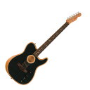 フェンダー Fender Acoustasonic Player Telecaster BRSH BK エレクトリックアコースティックギター