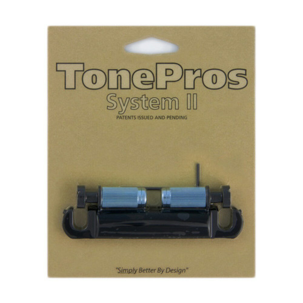TonePros T1ZS-B Standard Tailpiece ブラック ギター用テールピース