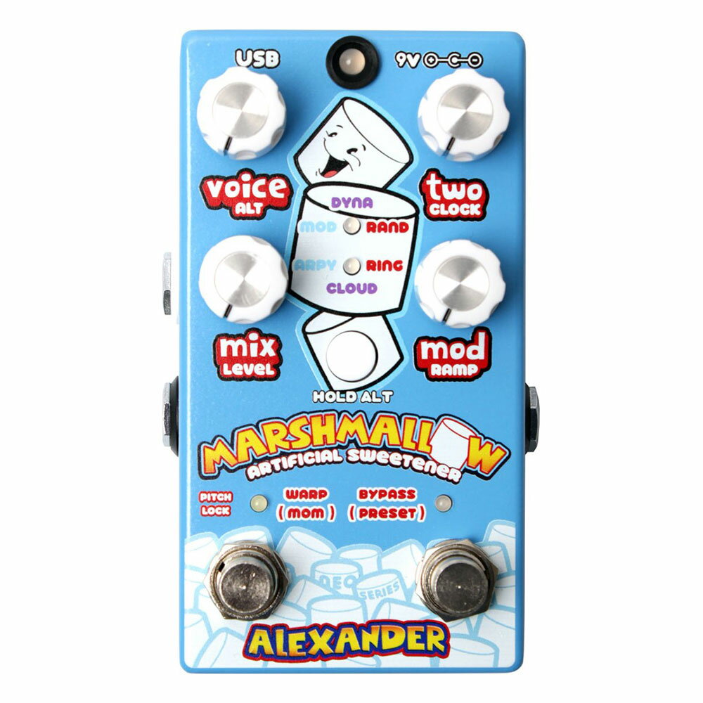 Alexander Pedals Marshmallow ピッチシフター ギターエフェクター