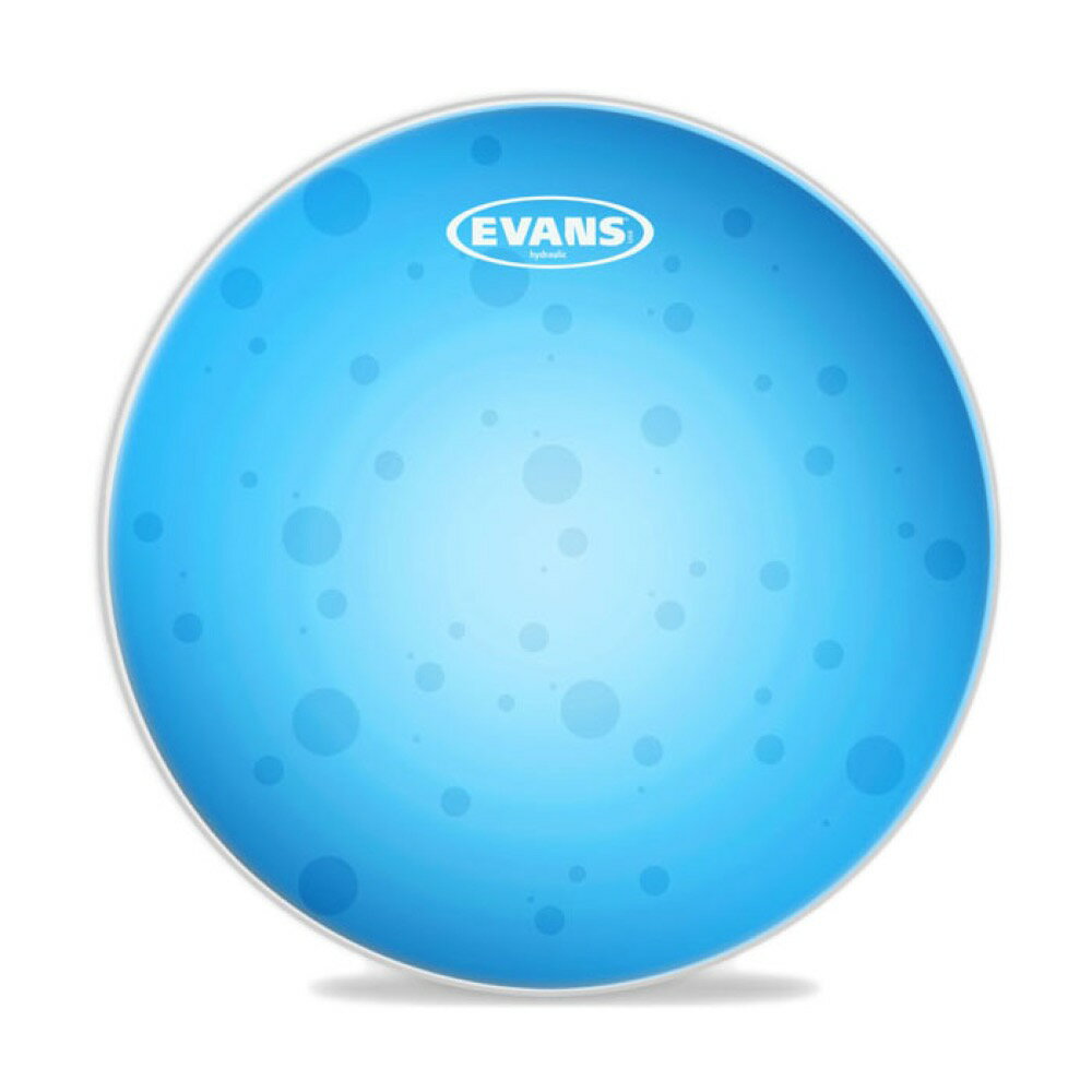 EVANS B14HB 14" Hydraulic Snare Batter Blue Coated ドラムヘッド2プライのヘッドの間に挟み込んだオイルフィルムがサスティーンを短くコントロールし、アタックと中低域を強化した太いサウンドで、ドラムのファンダメンタル・トーン(基音)が強調されます。7.5mil + 6.5milサイズ：14インチ