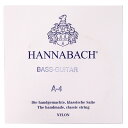 HANNABACH BASS-GUITAR 8424MT 4弦用 バラ弦 クラシックギター弦安定したピッチで定評のあるアンサンブル用ギター弦。3-6弦が巻弦。プライムギターより完全4度低く、アルトギターより1オクターヴ低い調弦。【Spec】MT ミディアムテンションクラシックギター用バラ弦。4弦×1本のみのバラ弦です