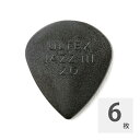 ジムダンロップ ギターピック 6枚 Ultex Jazz III 2.0mm JIM DUNLOP ジムダン