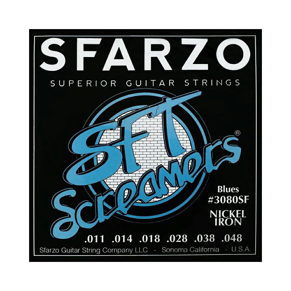 Sfarzo SFT Screamers 3080SF .011-.048 エレキギター弦