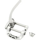 BIGSBY ビグスビー B5LH Vibrato Tailpiece Left-Handed Polished Aluminum ヴィブラート トレモロユニット※パーツの取り扱いには、相応の技術と知識が必要になります。自己責任にて取り扱い可能な方のみ、ご検討下さい。取り付け時に起った、楽器及びパーツの破損・損傷等につきましては当店は保証出来ません。あらかじめご了承下さい。Bigsbyを搭載したギターは、真のBigsbyヴィブラートだけが生み出すことのできる、表現力豊かで流麗なサウンドを提供します。比類ないパフォーマンスとヴィンテージスタイリングを求めるギタリストに最適なBigsbyビブラートは、スムーズで正確なピッチチェンジを実現し、繊細なヴィブラート効果を作り出すことができます。Bigsbyのクラシカルなルックスと簡単な取り付けは、ギタリストにもルシアーにも人気の高いヴィブラートシステムのオプションとなっています。Bigsbyサウンドがもたらす新たなサウンドの可能性を発見し、あなたの演奏を次のレベルへと引き上げましょう。”ホースシュー（馬の蹄）”とも呼ばれるB5は、フラットトップのソリッドボディギター向けに設計されており、ブリッジ上の弦のブレイクアングルを稼ぐテンションバーを備えています。ギターのトップに4本のネジで取り付けられるB5は、非常に多用途です。B5LHは、左利き用のGibson SG、Les Paul Special、Rickenbacker 325、Fender Telecasterなど、多くのスタイルのギターで一般的に使用されている製品です。