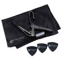 KIKUTANI GC-SET BLK カポタスト クロス ピック付きセット