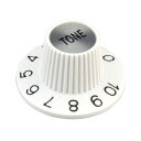 Montreux Inch Sombrero Knob Tone White No.9520 コントロールノブ