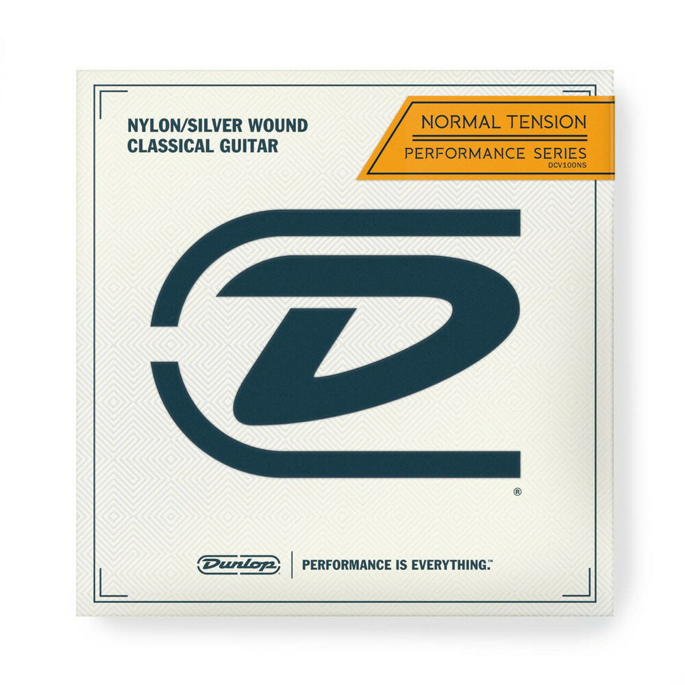 JIM DUNLOP Normal Tension DCV100NS クラシックギター弦 バランスが良く表現力豊かな音色が特徴です。粒立ちが良く明瞭な、低域から高域までバランスの良いサウンドをお楽しみください。