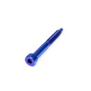 FU-Tone Titanium String Lock Screw BLUE フロイドローズ用 ストリングロックスクリュー 1本※ギターパーツの取り扱いには、相応の技術と知識が必要になります。自己責任にて取り扱い可能な方のみ、ご検討下さい。取り付け時に起った、楽器及びパーツの破損・損傷等につきましては当店は保証出来ません。あらかじめご了承下さい。◆Titanium String Lock Screw (1) ・各種類 -1本（1本販売、7弦、8弦対応）FU-Tone チタンストリング・ロック・スクリューは、究極の強度、耐久性、およびパフォーマンスを提供します。超軽量でしかも強靱です。Schaller、FU-Tone、Floydトレモロに対応しています。究極の高性能 チタンハードウェアを使用して、あなたのロッキング・トレモロをパワーアップさせてみませんか！カラフルなチタンハードウェアを使えば、間違いなく目立つことでしょう！カラー：BLUE (ブルー)