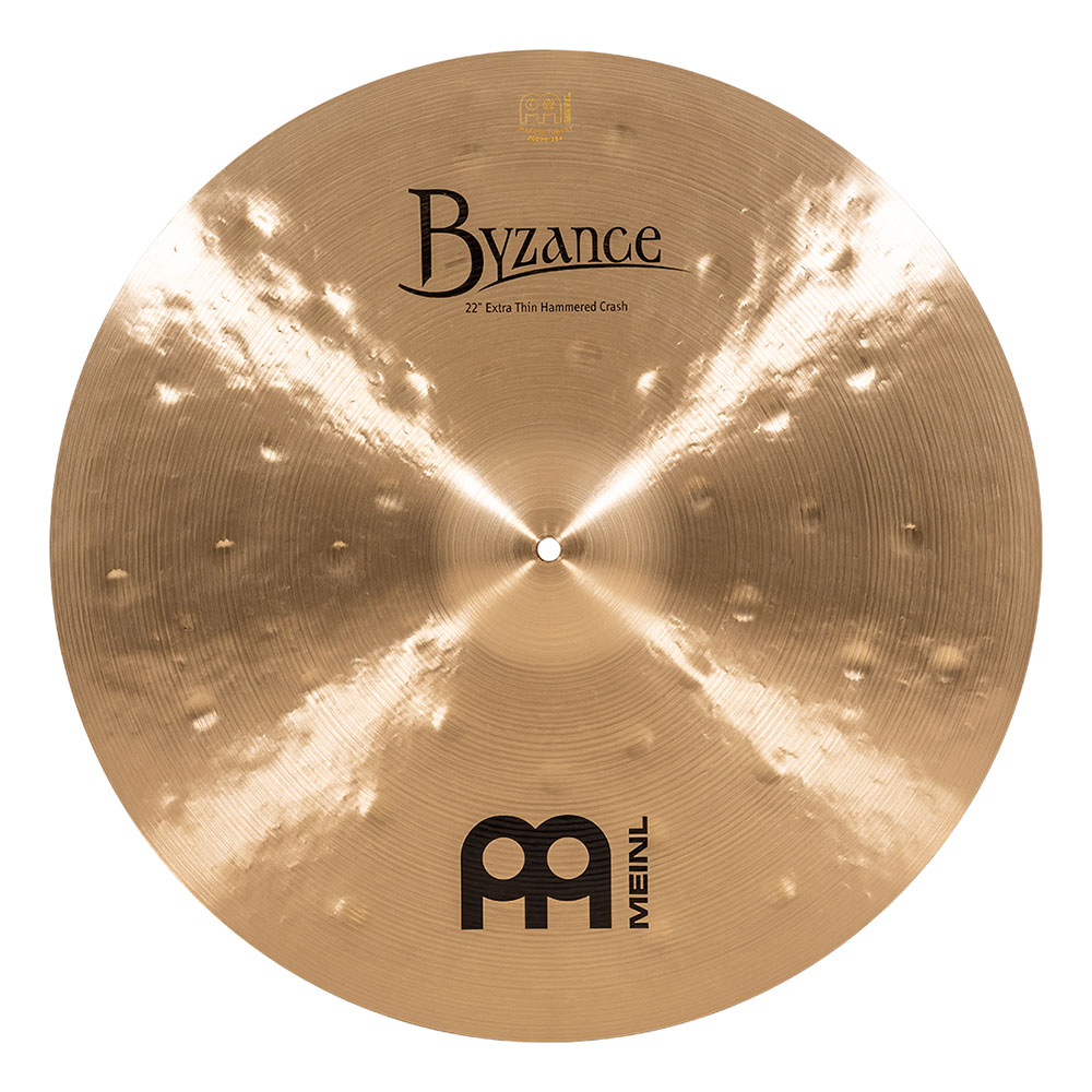 MEINL B22ETHC Extra Thin Hammered Crashes Byzance Traditional series 22