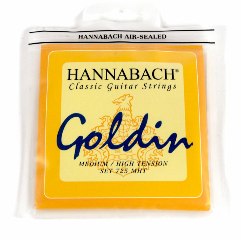 HANNABACH SET725MHT Goldin ミディアムハイテンション クラシックギター弦