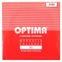 Optima Strings 3D No.2103 RED 3弦 バラ弦 マンドリン弦オプティマ レッド マンドリン用弦です。【Spec】・3弦:D・テンション:ノーマル1袋2本入りです。※1・2弦：プレーン、3・4弦：巻弦(ラウンドワウンド)