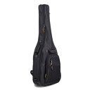 RockBag by WARWICK RBG 20449 SC AGGIG B Student Line Cross Walker Acoustic Guitar Gig Bag Black アコースティックギターケースアコースティックギター用ギグバッグ ほとんどの標準的なアコースティック・ギターに対応 耐久性、耐水性に優れたRokTexファブリックを使用 10 mm 38のパッド 10 mm 38幅の2ウェイ・ジップ、ナイロン製ジップハンガー付き 内側にブラックナイロンを使用 Guitar-Saving-Systemを搭載 マシンヘッドとブリッジ上にRokTex製の保護パッチを装備 ストラップ下部のボタンに保護クッションを追加 楽器本体上部に3つのコンパートメントを備えた大型ジッパーポケット 3つのキャリング・ハンドル（サイド、フロント、バックに装備 幅50mm、長さ1516mmのパッド付きバックパック用ストラップ2本 バッグを吊り下げるためのメタルリング PVCで補強された底面と金属製の足 ブラック 内部の高さ 1,090 mm 内部の幅 385 mm 奥行 130 mm 最大本体長 550 mm 重量 2.1 kg