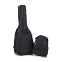 RockBag by WARWICK RBG 20459 CW AGGIG B Cross Walker Acoustic Guitar Gig Bag アコースティックギターケースフォークギターに適した、着脱可能なバックパック付きの丈夫な楽器用バッグです。表面素材には耐水性に優れたRokTexを、内部素材には強度に優れたブラックナイロンを採用し、さらにヘッド部分とブリッジ部分に補強を施しています。20mmのクッション、ネックサポート、ギターセービングシステムにより、楽器を完璧に保護します。人間工学に基づいて形成されたクッション性の高い背面と、クッション性の高い幅広のバックパックストラップは、最高のキャリアの快適性を提供します。フロントネック部分に設けられたポケットと、単体でも使用可能なバックパックには、アクセサリーを収納することができます。15mmの合板に合成素材で覆われたギグボードには、4つの大きなゴム足が付いています。お届けする商品には、様々なエフェクターを固定するためのフック＆ループテープが含まれています。・内装高さ 1,100 mm・内部の幅440mm・奥行 60 mm・最大本体長 600 mm・重量 2.17 kg