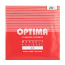 Optima Strings 1E No.2201 RED 1弦 バラ弦 マンドラ弦オプティマ レッド マンドラ弦です。【Spec】・1弦:E・テンション:ノーマル・巻弦(ラウンドワウンド)1袋2本入りです。