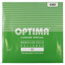 Optima Strings 3G No.4303 GREEN 3弦 バラ弦 マンドロンチェロ弦オプティマ グリーン マンドロンチェロ用弦です。【Spec】・3弦:G・テンション:ライト（六角芯線）・巻弦(ラウンドワウンド)1袋2本入りです。