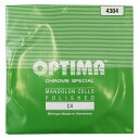 Optima Strings 4C No.4304 GREEN 4弦 バラ弦 マンドロンチェロ弦オプティマ グリーン マンドロンチェロ用弦です。【Spec】・4弦:C・テンション:ライト（六角芯線）・巻弦(ラウンドワウンド)1袋2本入りです。