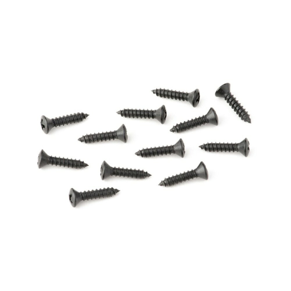 Fender Battery Cover Mounting Screws ネジ 12個入りBattery Cover Mounting Screws, Deluxe Series Basses, 4 x 1/2", Black (12)4×1/2インチPhilipsヘッドスクリュー。アクティブエレクトロニックを装備したほぼ全てのフェンダー製品で、バッテリーカバーのマウント用に使用可能。