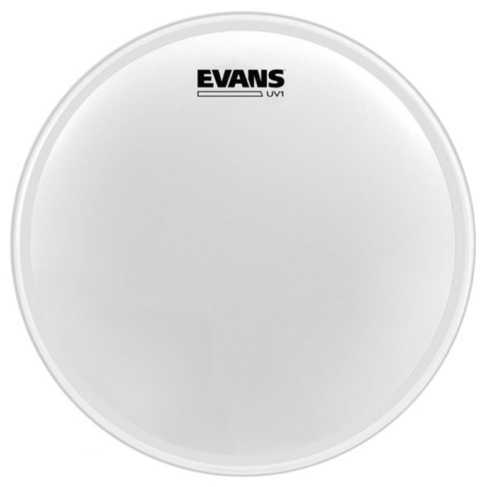 EVANS B16UV1 UV1 Coated Bass ドラムヘッド【Description】コーテッドヘッドに革命的変化をもたらした、究極の耐久性を誇るコーティング技術を採用した UV1 は、ヘッド中心部の丸い剥げ落ちや、汚れ、欠け、擦り切れなど、これまでのコーテッドヘッドに起きていた様々な問題を解決しました。また伸び凹みに耐性の高い独自のフィルムを使用しており、UVコーティングとの組合せで多様性と耐久性を両立する画期的なドラムヘッドが誕生しました。UV1 Coated Bass(single-ply , 10mil)B16UV1：16" UV1 Coated - tom hoopサイズ：16インチ