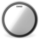 EVANS BD18EMAD EMAD Clear バスドラムヘッド【Description】EMADはEVANS独自のサウンド・コントロールシステムで、バスドラムヘッドを取り外すことなく交換可能な、幅の違う2種類のウレタン製ミュートリング(ダンピングリング)が付属しており、好みのミュートの度合いに合わせ簡単に脱着できます。10mil、1プライのフィルムで、オープンなサウンドから、タイトなアタック、ローエンドを効かせたファットサウンドまで、2種類の脱着式ダンピングリングの使用により1枚のバスドラムヘッドで様々な音作りが可能です。コーテッドヘッドは、トーンの暖かさと深みが増しています。GMADは12mil、1プライのフィルムで、オリジナルのEMADにパンチとローエンドを追加し、よりパワフルなサウンドが得られます。耐久性も20％アップしています。EMAD2は更にアタックと耐久性を増強するために、外側7mil、内側10mil、2プライのフィルムを使用しています。EMAD Clear(single-ply , 10mil)BD18EMAD：18" EMAD Bass Batter Clearサイズ：18インチ