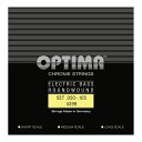 Optima Strings 4399.L M E-Bass Chrome Strings エレキベース弦ハイクオリティなクロムスティールを使用したロングスケール用のエレクトリックベース弦。・4弦エレキベース弦・ロングスケール用・ミディアムゲージ：.050 .065 .085 .105・1セット