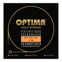 Optima Strings 2199.L L E-Bass 24K Gold Strings エレキベース弦通常弦の3倍以上の長寿命。24金メッキを施したロングスケール用のエレクトリックベース弦。・4弦エレキベース弦・ロングスケール用・ライトゲージ：.040 .055 .075 .095・1セット