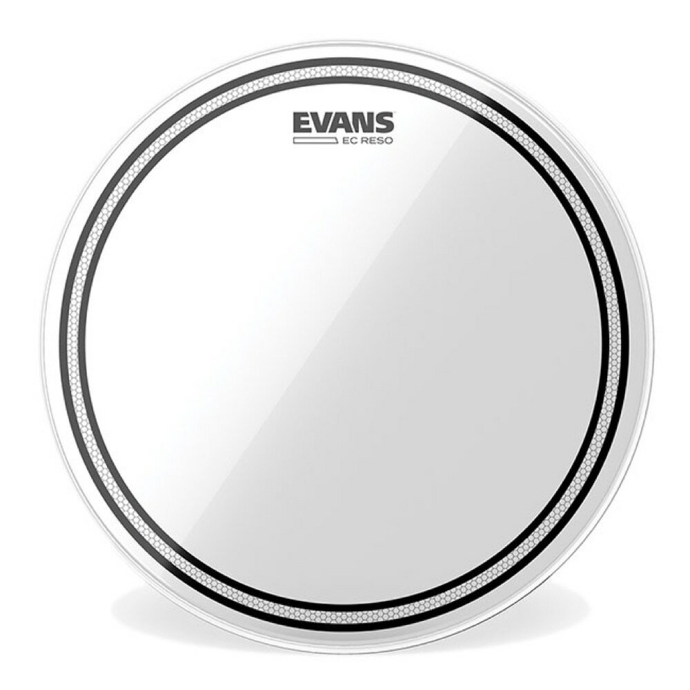 EVANS TT10ECR 10" EC Resonant Tom ドラムヘッド【Description】10milのウルトラクリア・フィルムを使用したボトム専用ヘッドです。EVANS独自の倍音コントロールリングを装着し、ピッチを整えやすく、ダイナミックレンジを広げヌケの良い中域と、ドラムの自然なサウンドを引き出します。10milサイズ：10インチ