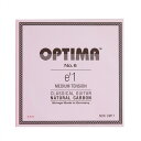 Optima Strings No6.CMT1 Natural Carbon E1 Medium 1弦 バラ弦 クラシックギター弦