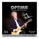 Optima Strings 4028.RB Chrome Strings Randy Bachman Signature エレキギター弦ハイクオリティなクロムスティールを使用したエレクトリックギター弦。Randy Bachmanのシグネイチャーモデル。・エレキギター用・カスタムライトゲージ：.009 .011 .013 .028 .038 .048・1セット