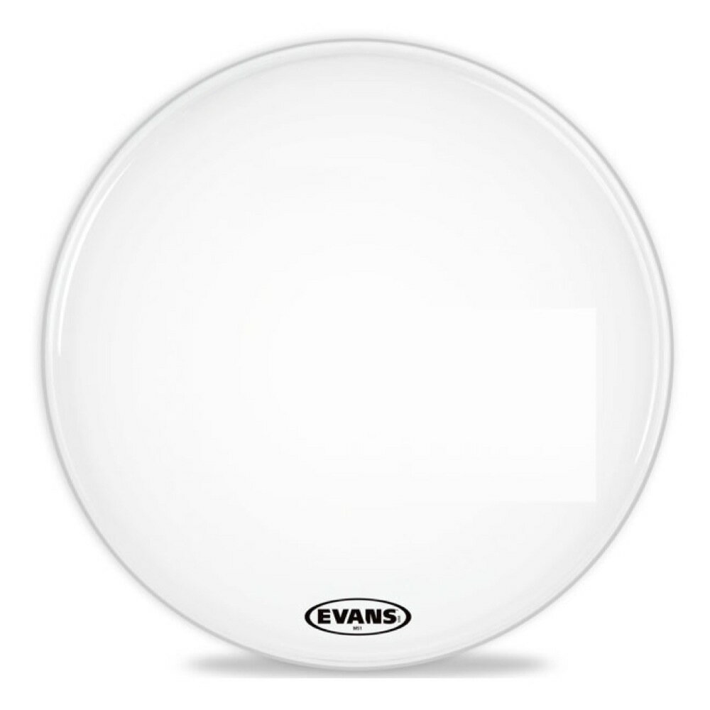 EVANS BD30MS1W 30" MS1 White Marching Bass Head マーチングバスドラムヘッド【Description】10mil、1プライフィルムを使用したMS1ヘッドは、上品なホワイトカラーで伝統的なサウンドが特徴です。MXシリーズ同様のトーン・ダンピングシステムを採用しており、屋内外で暖かい音楽的なサウンドを生み出します。10milサイズ：30インチ