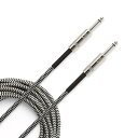 Planet Waves by D'Addario PW-BG-10BG/BKGY 3.0m SS 楽器用シールドケーブル【Custom Series Braided Instrument Cables】最新のケーブル製造技術を駆使したD'AddarioのCustom Series Braided Instrument Cablesは、コアキシャルの無酸素銅のコンダクタと、静電容量を抑える2重の特殊なノイズ防止シールドを採用しています。静電容量を小さくすることで、接続した楽器本来のポテンシャルやキャラクターを最大限にサウンドに反映させることが可能になります。さらに、ナイロン製のブレイディングが、ケーブルの摩耗や断線、よじれを防ぎます。● 最適な信号伝達を約束するニッケルメッキプラグを使用● 断線に強く耐摩耗性がある、もつれにくいナイロン製ブレイディングを採用カラー：Grey長さ：10ft (約3.0m)プラグ形状:SS (ストレート - ストレート)