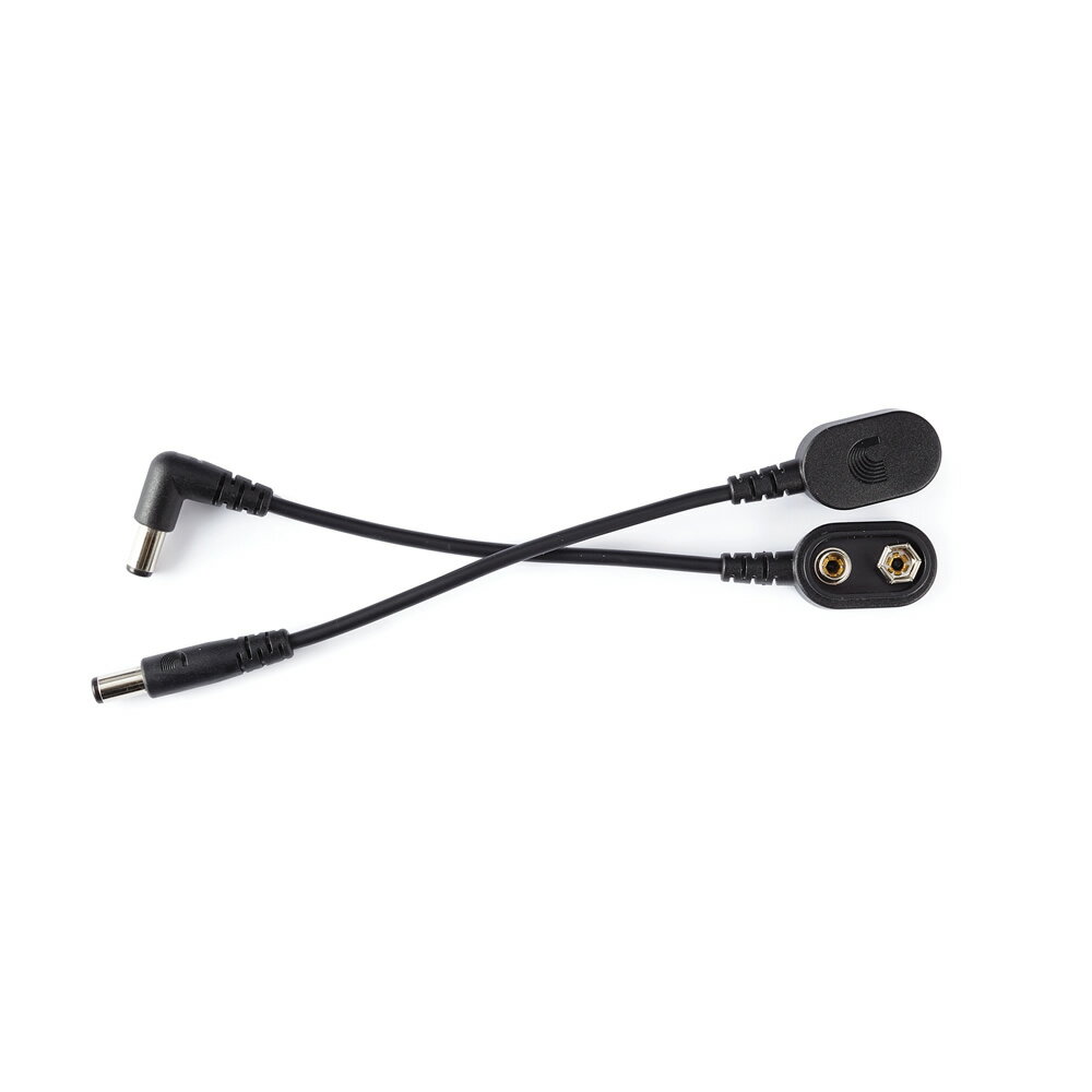 Planet Waves by D 039 Addario PW-9VPC-02 9V Pigtail Adaptor 7.6cm 2pack バッテリースナップケーブル