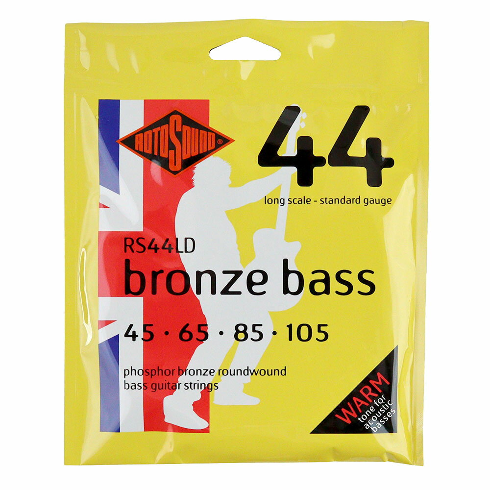 ロトサウンド ベース弦 1セット RS44LD Bronze Bass 44 Standard 45-105 LONG SCALE アコースティックベース弦 ROTOSOUND