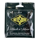 ROTOSOUND CL4 Superia Classical BLACK N'SILVER クラシックギター弦CL4は、プロのために特別に製造されたブラック＆シルバー弦です。高音部は高品質のブラック・レクティファイド・ナイロン製、低音部は銀/銅巻きのナイロン・コア製です。・クラシックギター用 Normal Tension・String Gauges: .028 / .032 / .040 / .030w / .036w / .045w・Material: Silver Plated Copper on a Nylon Core & Rectified Black Nylon・Tone: Bright・Output: Normal・Made in United Kingdom※ 1セットでの販売です。