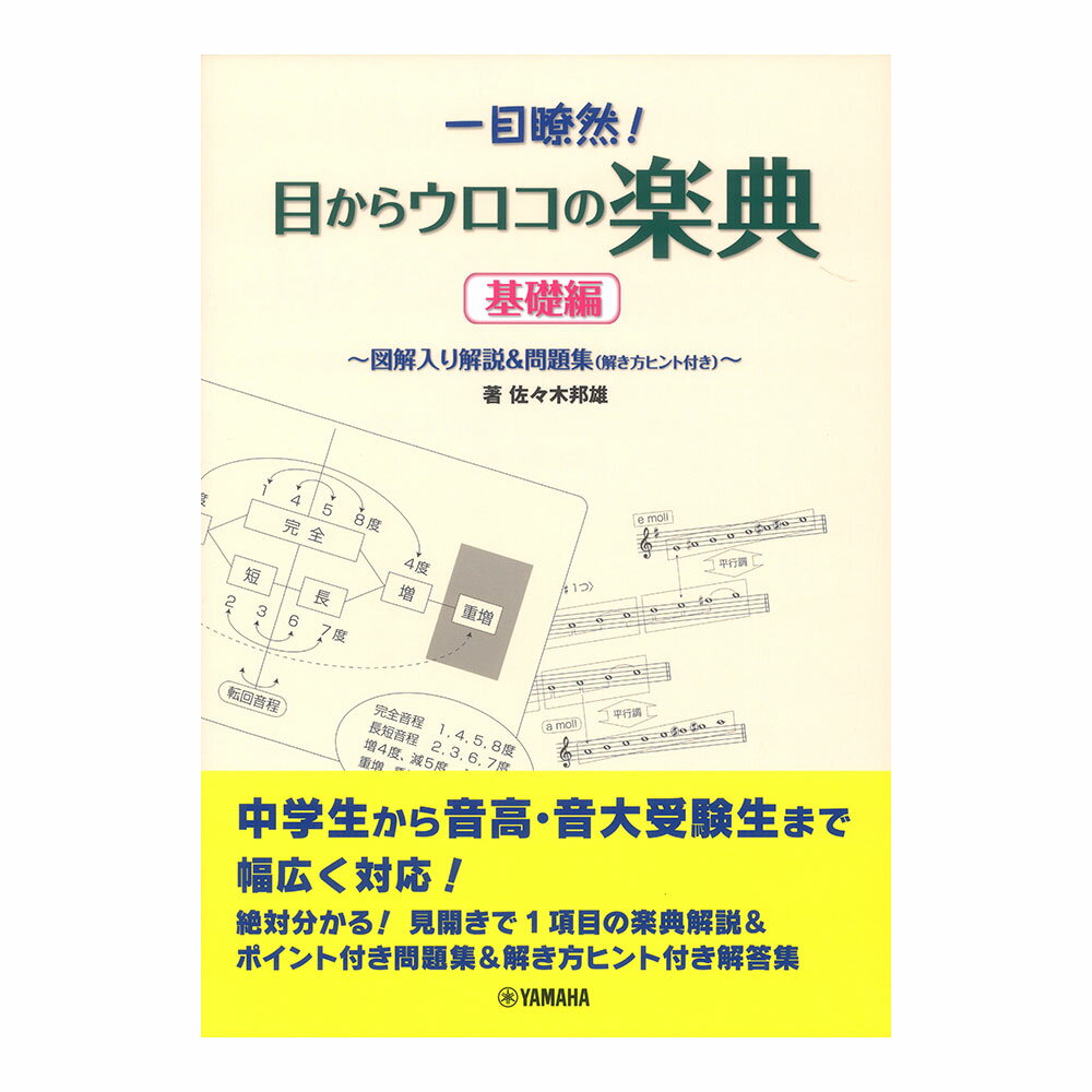 一目瞭然！目からウロコの楽典 ヤマハミュージックメディアのサムネイル