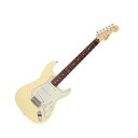 Fender Made in Japan Junior Collection Stratocaster RW SATIN VWT エレキギターMade in Japan Junior Collection Stratocasterは従来のFenderのルックスを纏いながら24インチスケール指板を採用した、これから楽器を始めるエントリープレイヤーや若年層への新しい選択肢の一つとなるギターです。24インチスケール指板がコードを押さえやすさと押弦時の指への負担を軽減し、約94%にスケールダウンしたコンパクトなボディと新しいボディキャビティ設計により軽量化を実現することで、より高い演奏性を提供します。搭載している新設計のJunior Collection Modified Single Coil Stratocasterピックアップは、ブライトなフェンダーのStratocasterトーンが得られます。ヴィンテージタイプのチューナーとヴィンテージスタイルサドル付きの2点支持トレモロブリッジにより、チューニングの安定性を確保しています。【スペック】・カラー：Satin Vintage White・原産国：JP・オリエンテーション：Right-Hand・シリーズ：Made in Japan Junior Collection・Fingerboard Material：Rosewood・フィンガーボードラジアス：9.5" (241 mm)・ネックフィニッシュ：Satin Urethane・ネック：Maple・ネックシェイプ：Modern "C"・フレット数：22・ナットの素材：Bone・ナット幅：1.650" (42 mm)・ポジションインレイ：White Dot・ナット：Bone・ボディ：Basswood・ボディフィニッシュ：Satin Polyester・ボディ素材：Basswood・ボディシェイプ：Stratocaster・ブリッジ：2-Point Synchronized Tremolo with Vintage-Style Stamped Steel Saddles・コントロールノブ：Vintage White Plastic・ハードウェアフィニッシュ：Nickel/Chrome・Neck Plate：4-Bolt・ピックガード：3-Ply Mint Green・ストリング：Nickel Plated Steel (.009-.042 Gauges)・Switch Tip：Vintage White・チューニングマシーン：Vintage-Style・ブリッジピックアップ：Junior Collection Modified Single Coil Stratocaster・コントロール：Master Volume, Tone 1. (Neck Pickup), Tone 2. (Middle Pickup)・ミドルピックアップ：Junior Collection Modified Single Coil Stratocaster・ネックピックアップ：Junior Collection Modified Single Coil Stratocaster・ピックアップコンフィギュレーション：SSS・Switching：5-Position Blade: Position 1. Bridge Pickup, Position 2. Bridge and Middle Pickup, Position 3. Middle Pickup, Position 4. Middle and Neck Pickup, Position 5. Neck Pickup・フレットサイズ：Narrow Tall・スケール：24" (610 mm)・ケース：Gig Bag