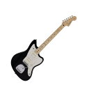 Fender Made in Japan Junior Collection Jazzmaster MN BLK エレキギターMade in Japan Junior Collection Jazzmasterは従来のFenderのルックスを纏いながら24インチスケール指板を採用した、これから楽器を始めるエントリープレイヤーや若年層への新しい選択肢の一つとなるギターです。24インチスケール指板がコードを押さえやすさと押弦時の指への負担を軽減し、約94%にスケールダウンしたコンパクトなボディと新しいボディキャビティ設計により軽量化を実現することで、より高い演奏性を提供します。搭載している新設計のJunior Collection Modified Single Coil Jazzmasterピックアップは、エフェクトとも相性の良い本格的なJazzmasterトーンが得られます。ヴィンテージタイプのチューナーとヴィンテージスタイルのフローティングトレモロブリッジにより、チューニングの安定性を確保しています。【スペック】・カラー：Black・原産国：JP・オリエンテーション：Right-Hand・シリーズ：Made in Japan Junior Collection・Fingerboard Material：Maple・フィンガーボードラジアス：9.5" (241 mm)・ネックフィニッシュ：Satin Urethane・ネック：Maple・ネックシェイプ：Modern "C"・フレット数：22・ナットの素材：Bone・ナット幅：1.650" (42 mm)・ポジションインレイ：Black Dot・ナット：Bone・ボディ：Basswood・ボディフィニッシュ：Gloss Polyester・ボディ素材：Basswood・ボディシェイプ：Jazzmaster・ブリッジ：6-Saddle Vintage-Style Adjustable with “Floating” Tremolo Tailpiece・コントロールノブ：Vintage White Plastic・ハードウェアフィニッシュ：Nickel/Chrome・Neck Plate：4-Bolt・ピックガード：3-Ply Eggshell・ストリング：Nickel Plated Steel (.009-.042 Gauges)・Switch Tip：Vintage White・チューニングマシーン：Vintage-Style・ブリッジピックアップ：Junior Collection Modified Single Coil Jazzmaster・コントロール：Master Volume, Master Tone・ネックピックアップ：Junior Collection Modified Single Coil Jazzmaster・ピックアップコンフィギュレーション：SS・Switching：3-Position Toggle: Position 1. Bridge Pickup, Position 2. Bridge And Neck Pickups, Position 3. Neck Pickup・フレットサイズ：Narrow Tall・スケール：24" (610 mm)・ケース：Gig Bag