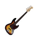 Fender Made in Japan Junior Collection Jazz Bass RW 3TS エレキベースMade in Japan Junior Collection Jazz Bassは従来のFenderのルックスを纏いながら30インチスケール指板を採用した、これから楽器を始めるエントリープレイヤーや若年層への新しい選択肢の一つとなるベースです。30インチスケール指板がコードを押さえやすさと押弦時の指への負担を軽減し、約94%にスケールダウンしたコンパクトなボディと新しいボディキャビティ設計により軽量化を実現することで、より高い演奏性を提供します。搭載している新設計のJunior Collection Modified Single Coil Jazz Bassピックアップは、Jazz Bassならではの伸びやかでうねるようなトーンが得られます。ヴィンテージタイプのチューナーとヴィンテージスタイルの4サドルブリッジにより、チューニングの安定性を確保しています。【スペック】・カラー：3-Color Sunburst・原産国：JP・オリエンテーション：Right-Hand・シリーズ：Made in Japan Junior Collection・Fingerboard Material：Rosewood・フィンガーボードラジアス：9.5" (241 mm)・ネックフィニッシュ：Satin Urethane・ネック：Maple・ネックシェイプ：Modern "C"・フレット数：19・ナットの素材：Bone・ナット幅：1.5" (38.1 mm)・ポジションインレイ：White Dot・ナット：Bone・ボディ：Basswood・ボディフィニッシュ：Gloss Polyester・ボディ素材：Basswood・ボディシェイプ：Jazz Bass・ブリッジ：4-Saddle Vintage-Style・コントロールノブ：Black Plastic・ハードウェアフィニッシュ：Nickel/Chrome・Neck Plate：4-Bolt・ピックガード：4-Ply Tortoiseshell（べっ甲柄）・ストリング：Nickel Plated Steel (.045-.105 Gauges)・チューニングマシーン：Vintage-Style・ブリッジピックアップ：Junior Collection Modified Single Coil Jazz Bass・コントロール：Volume 1. (Middle Pickup), Volume 2. (Bridge Pickup), Master Tone・ミドルピックアップ：Junior Collection Modified Single Coil Jazz Bass・ピックアップコンフィギュレーション：SS・Switching：None・フレットサイズ：Narrow Tall・スケール：30"・ケース：Gig Bag